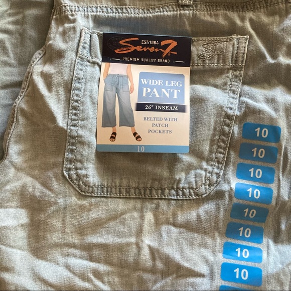 Seven7 Wide Leg Belted Pants - Picture 4 of 7